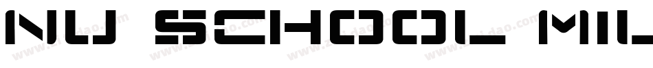 Nu School Militia字体转换
